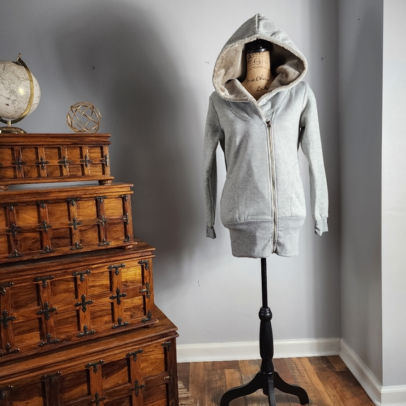 NWOT Adjustable Full Zip Lightweight Hoodie - Picture 2 of 13